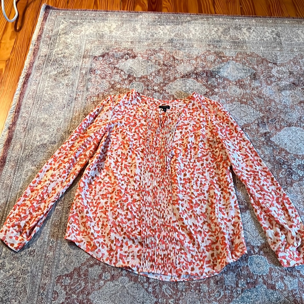 Talbots Patterned Blouse